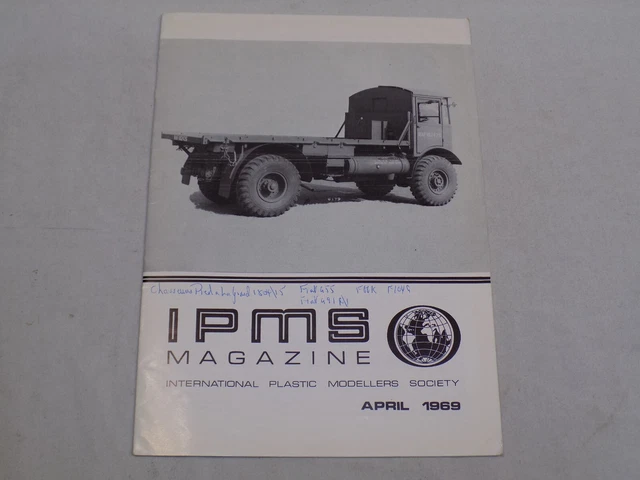 IPMS MAGAZINE APR 1969 International Plastic Modellers Society ...