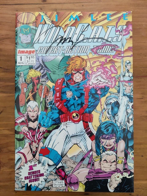 WILDC.A.T.S: Covert Action Teams #1 (1992, Image) - Jim Lee Autographed Signed