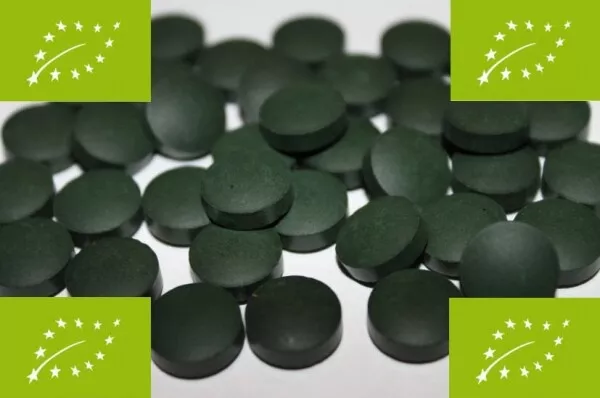 1kg BIO Chlorella-Presslinge/Tabletten, 100% rein