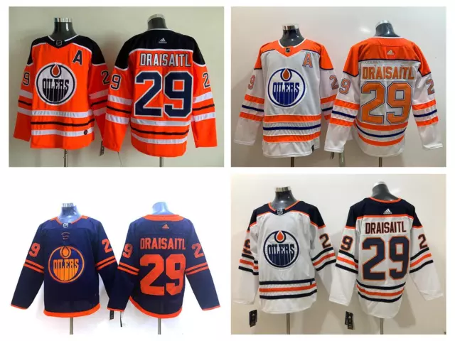 Erwachsene Edmonton Oilers NO.29 Top Trikot Stitched