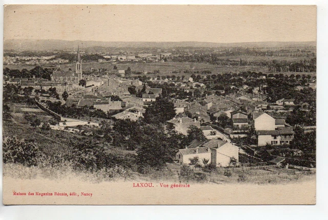 LAXOU - Meurthe et Moselle - CPA 54 - vue generale