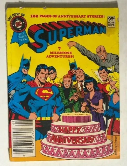 BEST OF DC BLUE RIBBON COMICS DIGEST #16 (1981) Superman VG/VG+