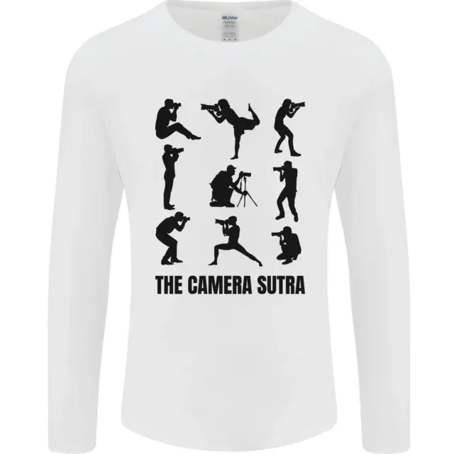 Camera Sutra Funny Photographer Photography Mens Long Sleeve T-Shirt
