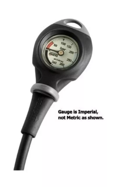 Mares Mission 1 Compact Pressure Gauge Imperial (PSI)