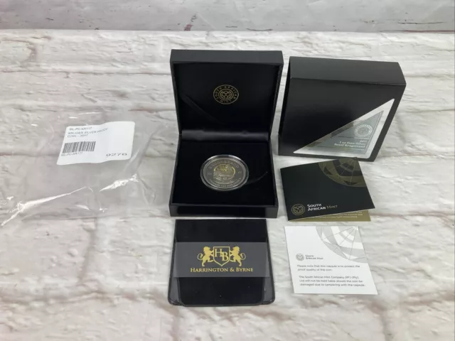 2017 Krugerrand 1oz Silver Proof South Africa 50th Anniversary (A)