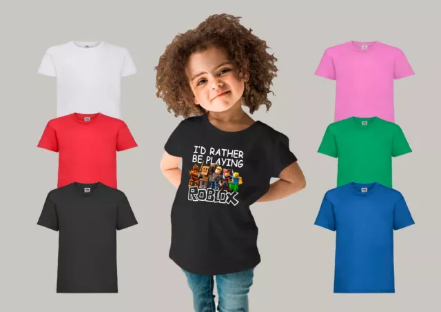 ROBLOX CHARACTER DESIGN T-SHIRT GAMING GAMER XBOX BOYS GIRLS ADULT