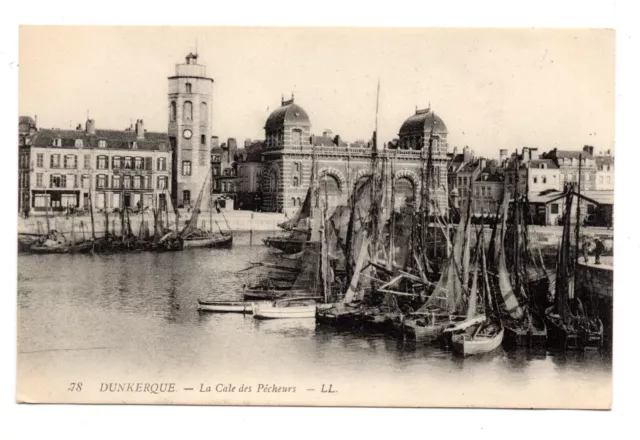 CPA - 59 - DUNKERQUE - La cale des pêcheurs  - vierge