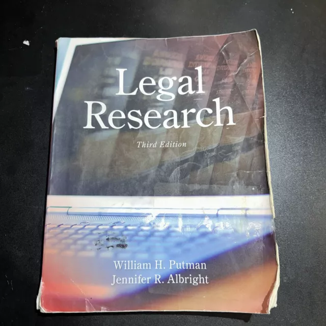 Legal Research - Paperback, by Putman William H. Albright Jennifer - Good