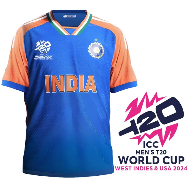 INDIA CRICKET TEAM Jersey ICC T20 Men's Cricket World Cup USA & West