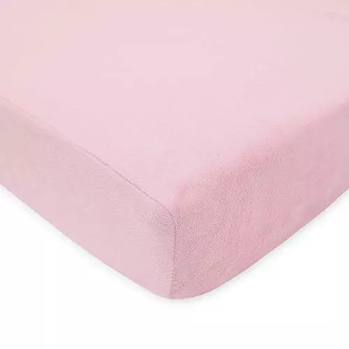 American Baby Company Heavenly Soft Chenille Fitted Crib Sheet for Standard Crib