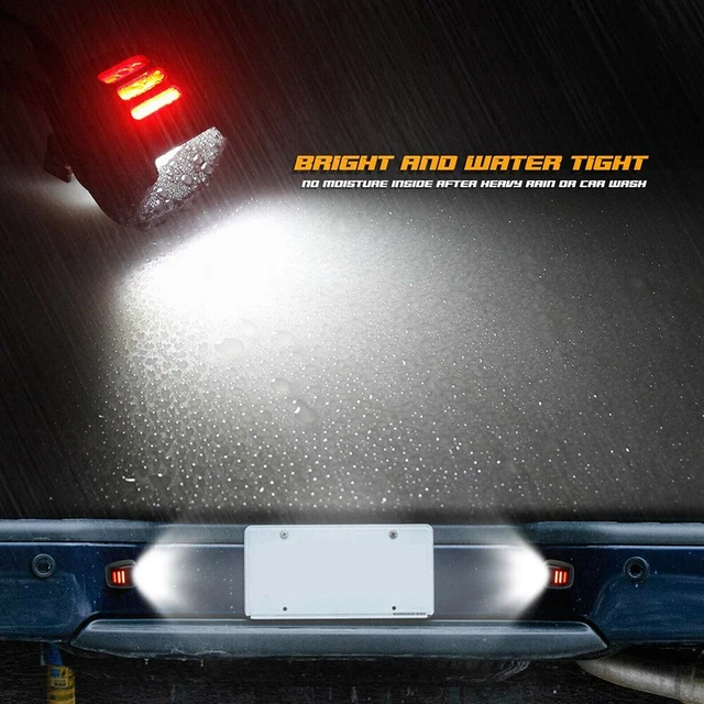 VOITURE PLAQUE FEUX LED 3W Accessoires Bas Consommation Électrique