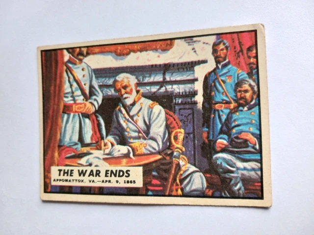 A&BC AMERICAN CIVIL war bubble gum trading cards 1966 £2.00 - PicClick UK