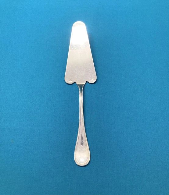 Pelle à tarte CHRISTOFLE modèle PERLES métal argenté couvert service 26 cm