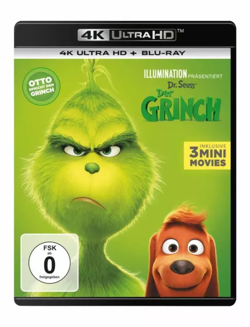 Der Grinch (2018) -   2 Ultra Hd Blu-Ray Neu
