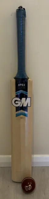 GM Gunn & Moore Apex DXM 101 Cricket Bat & Crown Match Senior Ball - New