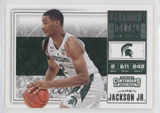 2018 Panini Contenders Draft Picks Game Day Tickets Jaren Jackson Jr Rookie RC