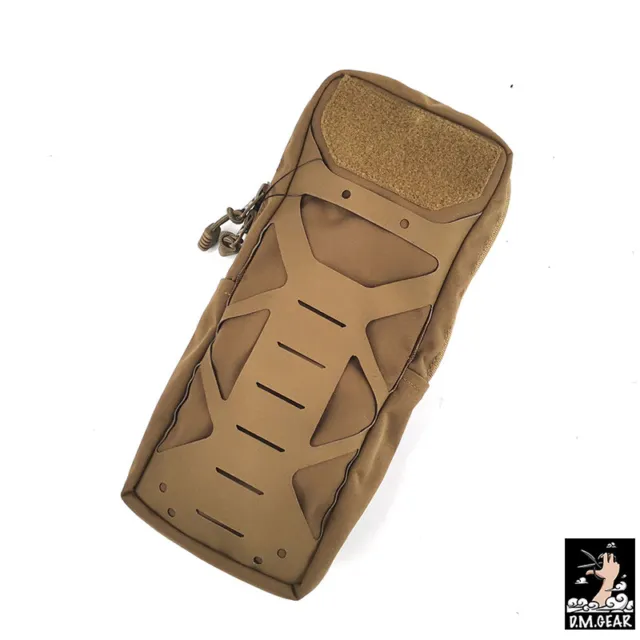 DMgear Tactical Hydration Pouch Hydration Pack Bag MOLLE Camo Laser Cut Hunting