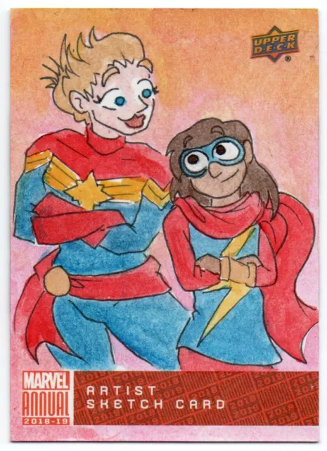 2019 Marvel Annual 2018 Sketches by JoJo Seames 1/1