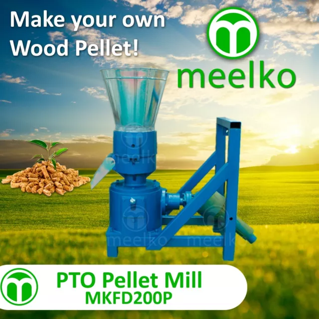 PTO PELLET MILL FOR WOOD - MKFD200P - FREE SHIPPING all in to 79720