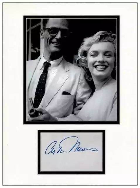 Arthur Miller Autograph Signed - Marilyn Monroe AFTAL