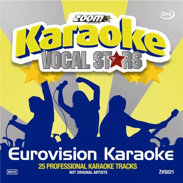 Zoom Karaoke Vocal Stars Series Volume 21 CD+G - Eurovision