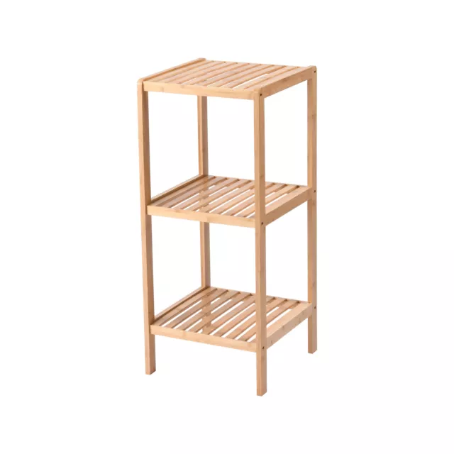 Sherwood Vivonne Bamboo Shelf, Natural Bamboo Colour (3-Tier, 4-Tier)