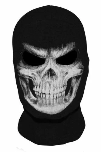 Sturmhaube Maske Totenkopf Schädel Tod Sensenmann Motorrad Biker BMX Halloween 3