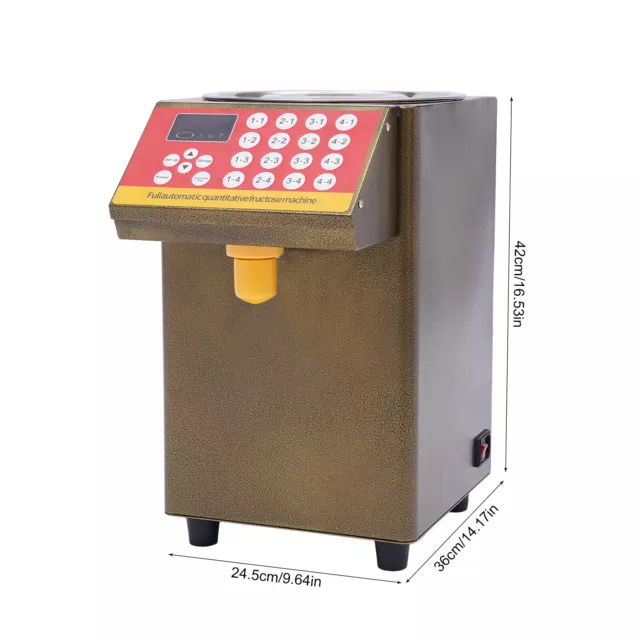 Dispenser Bubble Tea Equipment Fructose Quantitative Machine Syrup Sugar US 500W