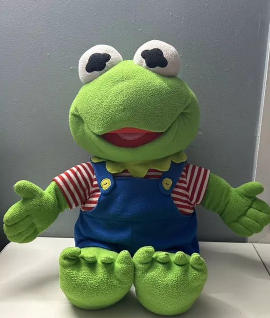 Jim Henson Muppet Babies JUMBO Baby Kermit Frog Size 28" Plush 2004 Large