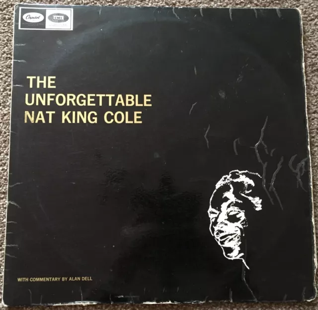 The Unforgettable Nat King Cole - Capitol Records - Vinyl / LP  - 1963 - G (G+)