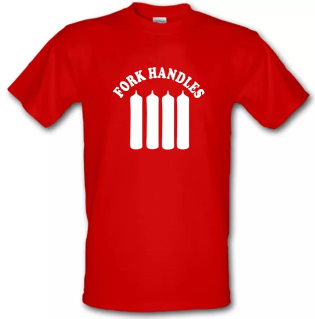 FORK HANDLES FOUR CANDLES TWO RONNIES CORBETT Heavy Cotton  t-shirt Small - XXL