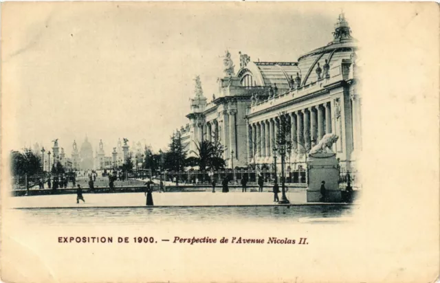 CPA PARIS EXPO 1900 Perspective de l'Avenue Nicolas II (709901)
