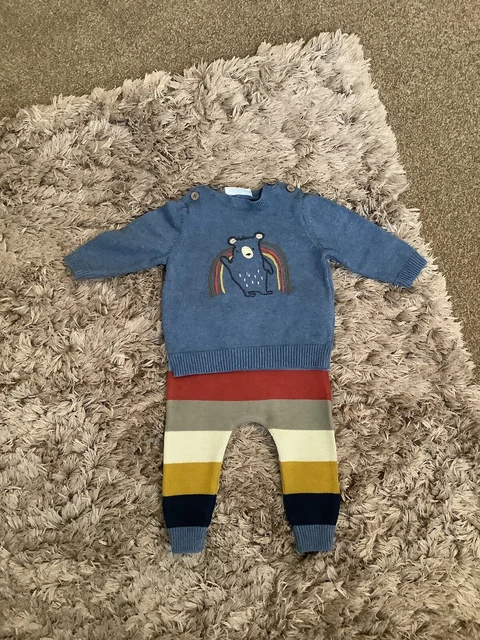 Next Baby Bimboys Abito Stile Maglia 0-3 Mesi, Set, Pacchetto Mietitrebbia Spedizione
