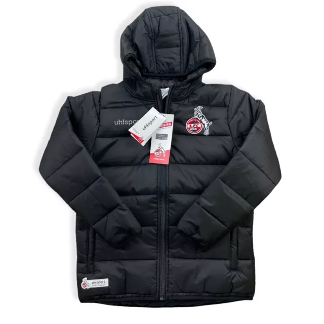 1. FC Köln Essential Puffer Hood Kinder Jacke Gr. 128 140 152 164 Neu Trikot