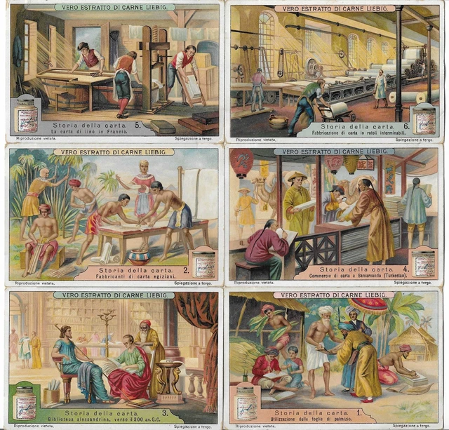 S 1068 / Liebig /Storia Della Carta  (Ita) Mf110451
