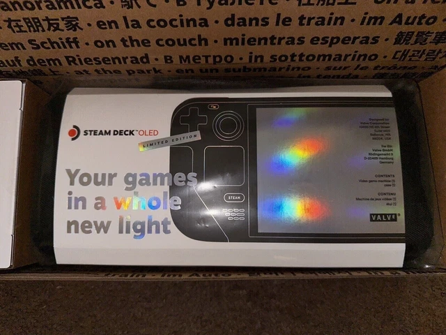 VALVE STEAM DECK OLED 1TB Handheld Console - LIMITED EDITION IN HAND ...