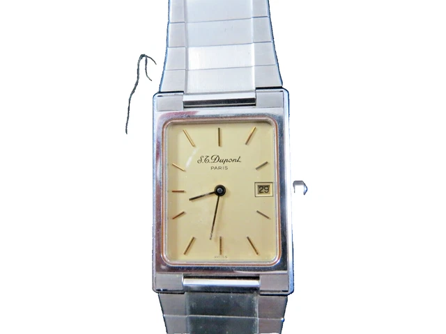 Montre Femme Vintage Santima - Antimagnétique, étanche, Bracelet Métal Deux Tons