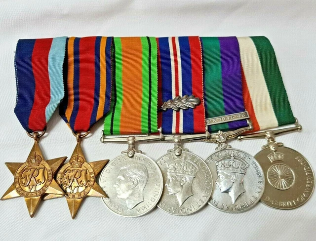 RARE WW2 JAVA MID South East Asia 1945 medals Lt Colonel Whitaker ...