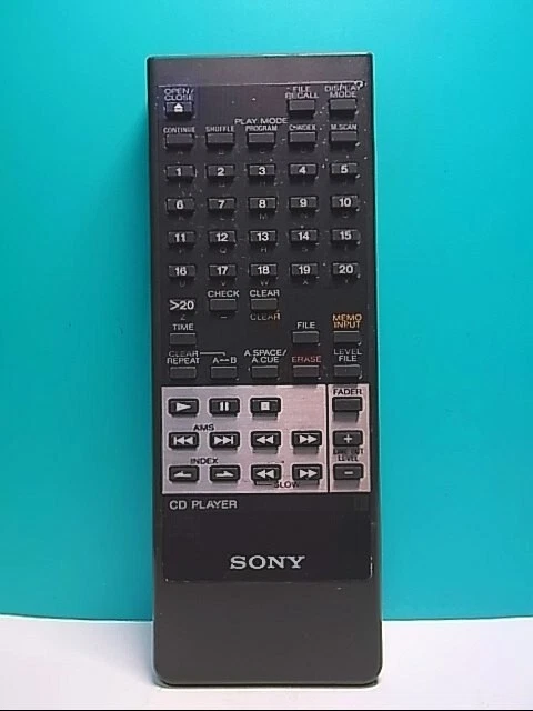 SONY CDプレーヤー用純正リモコン RM-D991 音響機器 ＞ リモコン ＞ SONY RM-D991 CDプレーヤー用 リモコン