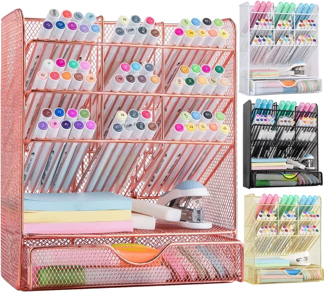 Pen Holder Desk Organizer - Desk Organizers and Accessories, Pencil Holder with