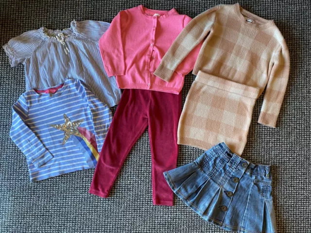 Girls Bundle Of Clothes, 18-24 Months, Leggings, Cardigan, Skirts