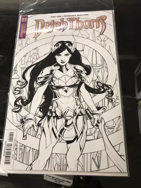 Dejah Thoris #1 Mike McKone 1:10 Incentive B&W Cover Dynamite (2018)