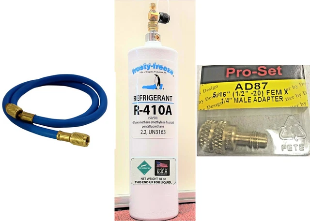 R410A, R410A, R-410A, Refrigerant, Air Conditioner, 510 g (18 oz ...