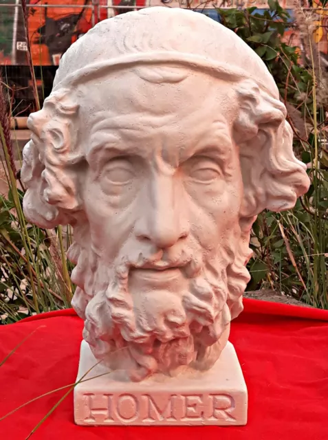 Homer Greek Poet British Museum Sculpture Home Decor Head Bust 38cm Made Sydney