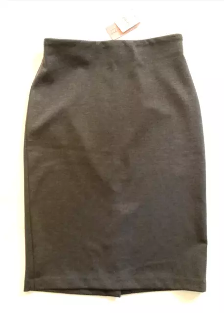 Philosophy Republic Pencil Skirt Womens 2 Charcoal Dark Gray Straight Modest NWT