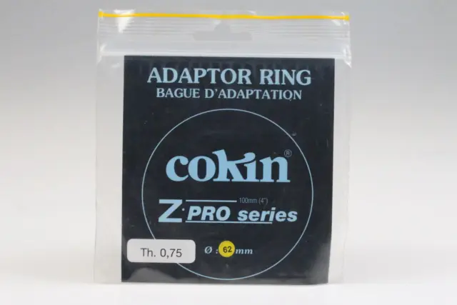 COKIN System Z-Pro Adapter 62mm