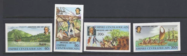 Zentral Afrikanische Republik 1979 Captain Cook Komplett Persistierenden VF Satz