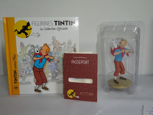 Figurine Tintin Collection Officielle N°40 - Milou Mi-ange Sous Blister - Neuf