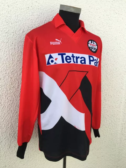 Puma Eintracht Frankfurt Fußball Trikot Jersey Tetra Pak 1993/94 Rot Gr. M