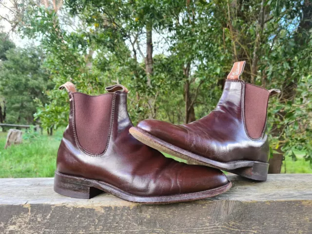 RM WILLIAMS BROWN Leather Chelsea Boots 8 / 42 $145.00 - PicClick AU